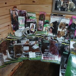 Variety of Hair Extensions and Braids